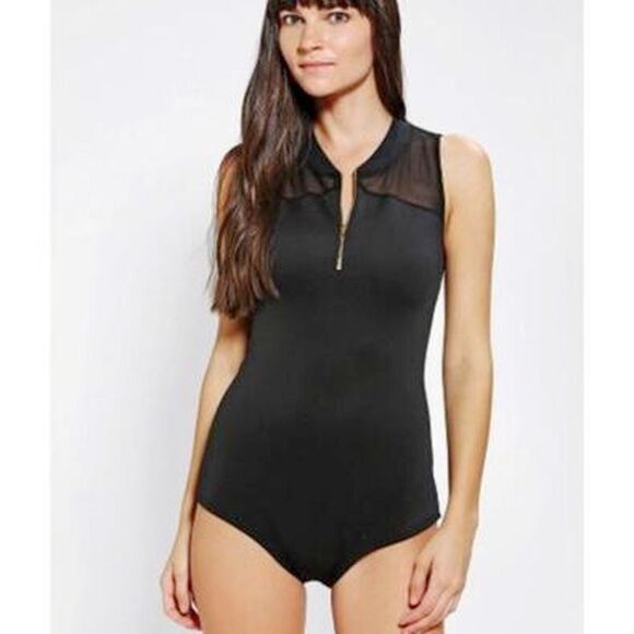 Women's Silence + Noise and GAP Mesh Details Bodysuit Bundle size L - Picture 4 of 9